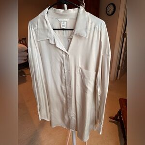 H&M Satin-esque Button Up Shirts - Size XXL